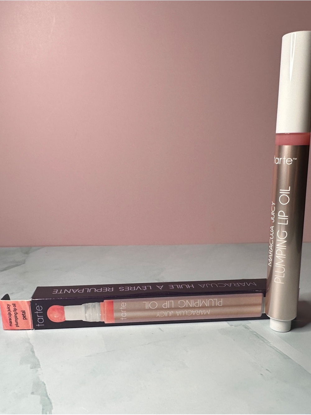 tarte Maracuja Juicy Plumping Lip Oil — Soft Rose